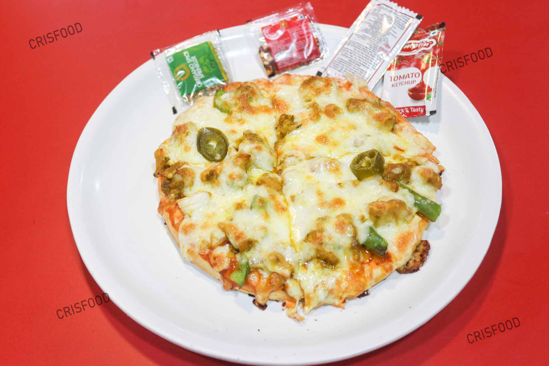 Chicken Cheese Barbeque Pizza